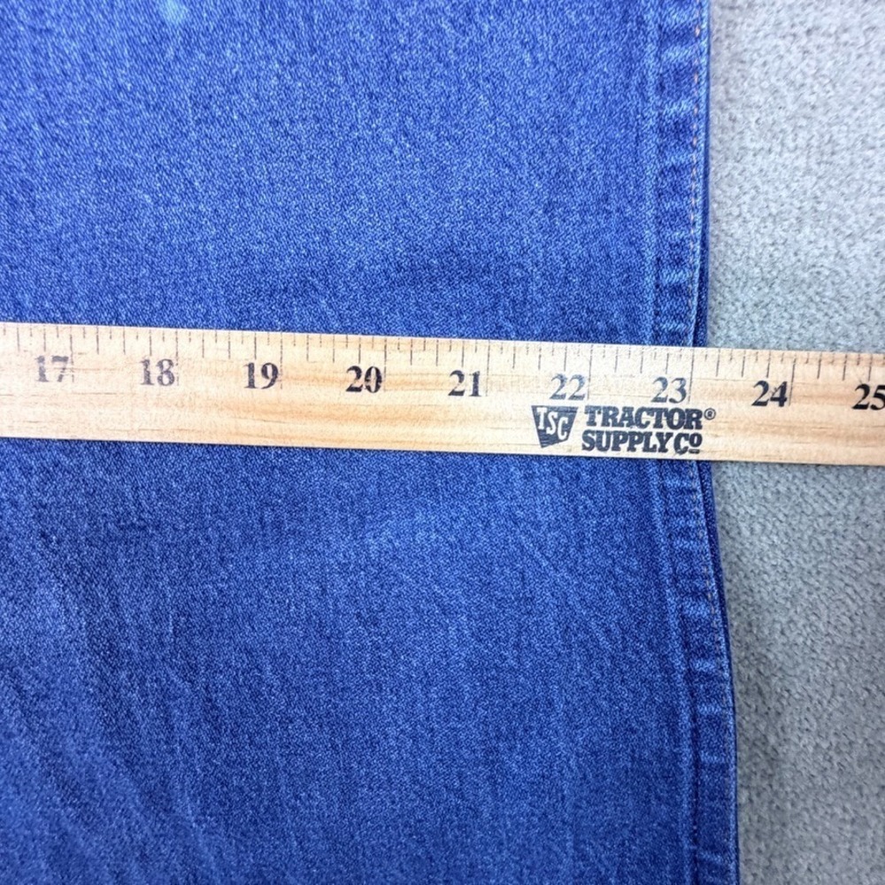 Vtg Wrangler Cowboy Cut Jean Mens Actual Fit 38x36 Blue Faded Denim Straight Leg - Picture 7 of 13